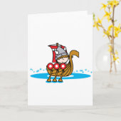 Viking-Junge Karte (Gelbe Blume)