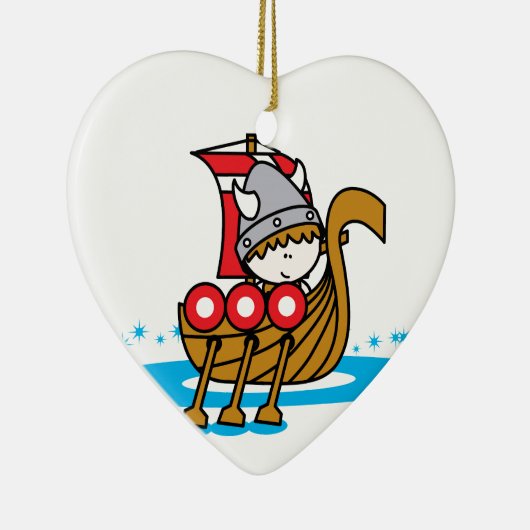 Viking-Junge Keramikornament (Rechts)