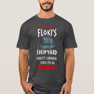 Viking Kattegat Flokis Shipyard Funny Norquote Zit T-Shirt