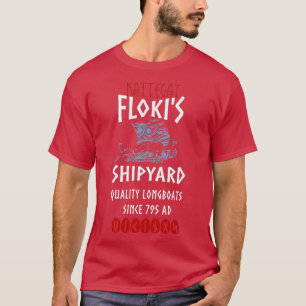 Viking Kattegat Flokix27s Werft Funny Norse Quo T-Shirt