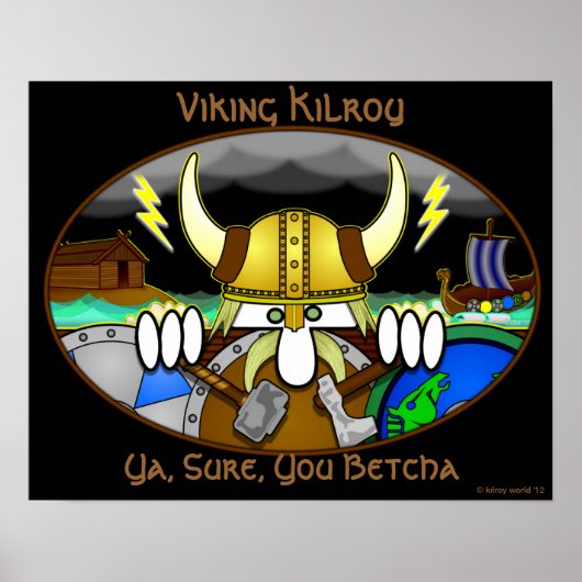 Viking Kilroy Poster (Vorne)