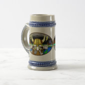 Viking Kilroy Stein Bierglas (Vorderseite Links)
