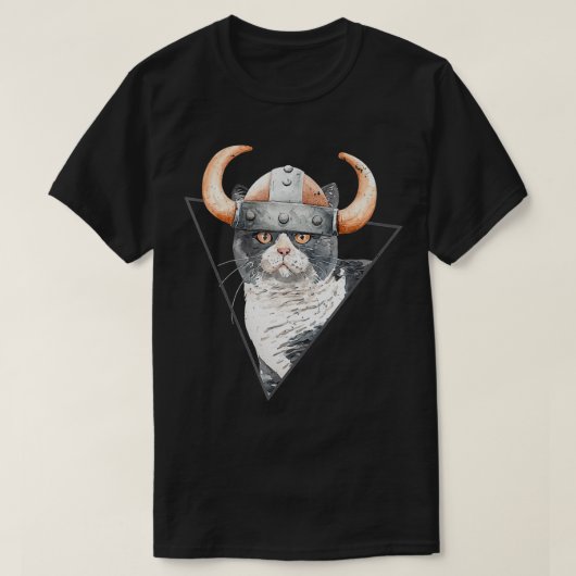 Viking Kitty Cat T-Shirt (Design vorne)