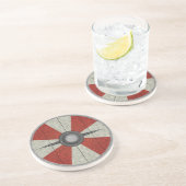 Viking-Kreis-Schild Getränkeuntersetzer (Seite)