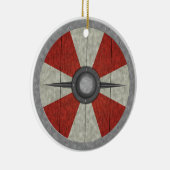 Viking-Kreis-Schild Keramik Ornament (Rechts)