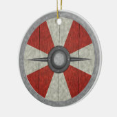 Viking-Kreis-Schild Keramik Ornament (Links)