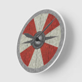 Viking-Kreis-Schild Runde Wanduhr (Winkel)