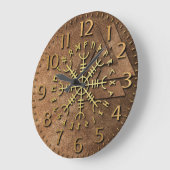 Viking-Krieger Große Wanduhr (Winkel)