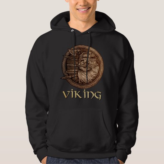 Viking-Krieger Hoodie (Vorderseite)