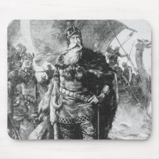 Viking-Krieger Mousepad (Vorne)