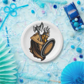 Viking-Krieger Pappteller (Party)