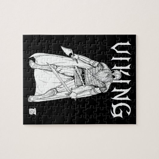 Viking-Krieger Puzzle (Horizontal)