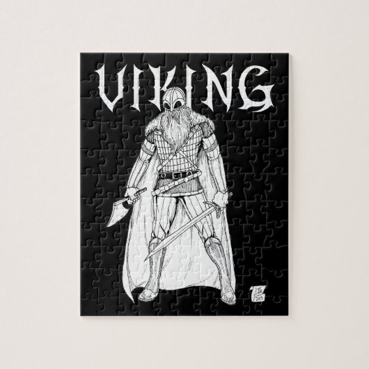 Viking-Krieger Puzzle (Vertikal)