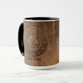 Viking-Krieger Tasse (Vorderseite Links)