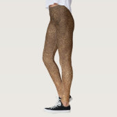 Viking-Kriegers-Leder-Druck Leggings (Links)