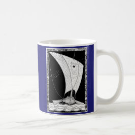 Viking Langship Sailboat Kaffeetasse