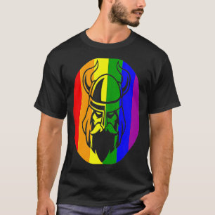 Viking LGBTQ Schweden Norwegen Island Färöer T-Shirt