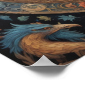 Viking Lion Shield Poster (Ecke)