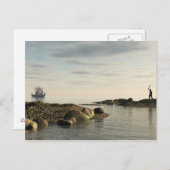 Viking Longship Homecoming Postkarte (Vorne/Hinten)