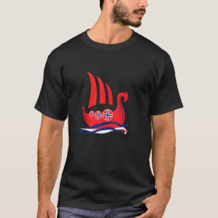 Viking Longship Norwegen Norge T-Shirt