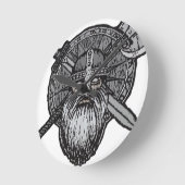 viking man germanic nordic nordic nordic nordic runde wanduhr (Winkel)