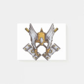 Viking Mask Post-it Klebezettel (Vorderseite)