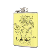 Viking Mermaid Warrior Thunder_Cove Flachmann (Links)