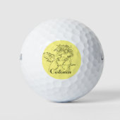 Viking Mermaid Warrior Thunder_Cove Golfball (Vorderseite)