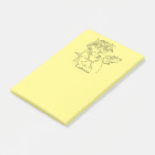 Viking Mermaid Warrior Thunder_Cove Post-it Klebezettel (angewinkelt)