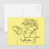 Viking Mermaid Warrior Thunder_Cove Postkarte (Vorne/Hinten)
