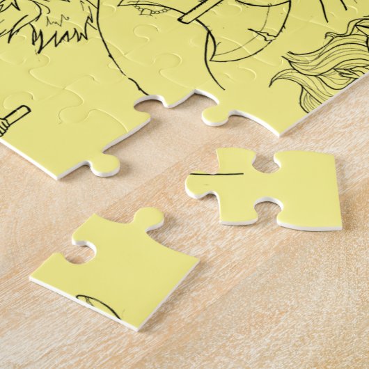 Viking Mermaid Warrior Thunder_Cove Puzzle (Seite)