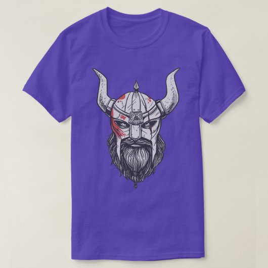 Viking mit Bart 1 T-Shirt (Design vorne)