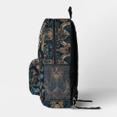 Viking mit geflochtenem Bart Bedruckter Rucksack (Rechts)