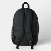 Viking mit geflochtenem Bart Bedruckter Rucksack (Rückseite)