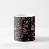 Viking-Muster nahtlos grafisch Kaffeetasse (Mittel)