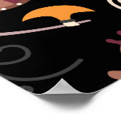 Viking-Muster nahtlos grafisch Poster (Ecke)