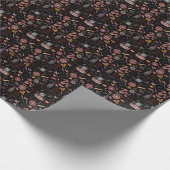 Viking: Nahtlos, grafisches Design. Geschenkpapier (Ecke)