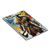 Viking Nordic Scandinavian warrior medieval myth Notizblock (Rechte Seite)