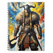Viking Nordic Scandinavian warrior medieval myth Notizblock (Vorderseite)