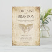 Viking Norse Saga Hochzeitseinladung Einladung (Stehend Vorderseite)