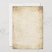 Viking Norse Saga Hochzeitseinladung Einladung (Rückseite)