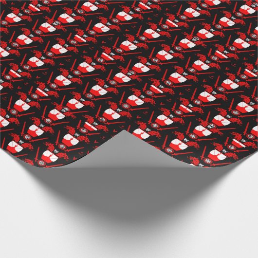 Viking Norsemen Geschenkpapier (Ecke)