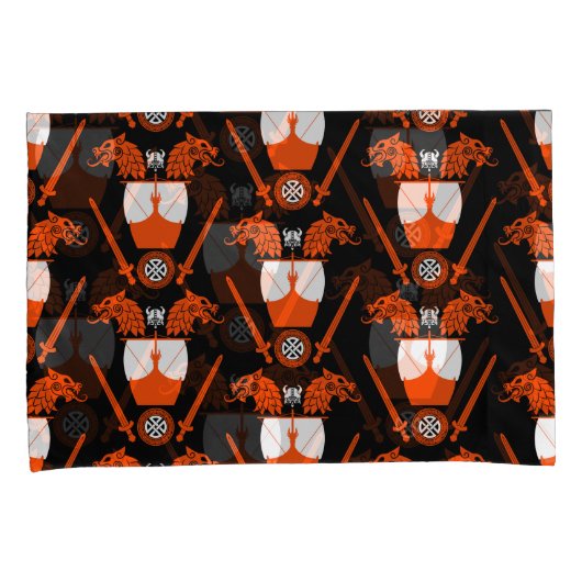 Viking Norsemen Kissenbezug (Vorderseite-Rechts)