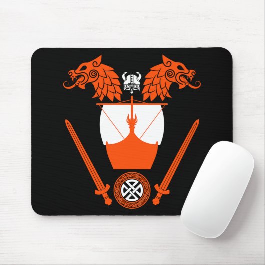 Viking Norsemen Mousepad (Mit Mouse)