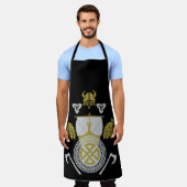 Viking Norsemen Schürze (Getragen)