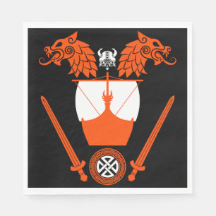 Viking Norsemen Serviette