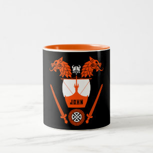 Viking Norsemen Zweifarbige Tasse