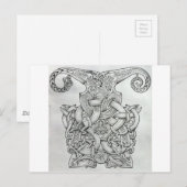 VIKING & OSEBERG-KNOTWORK-DESIGN POSTKARTE (Vorne/Hinten)