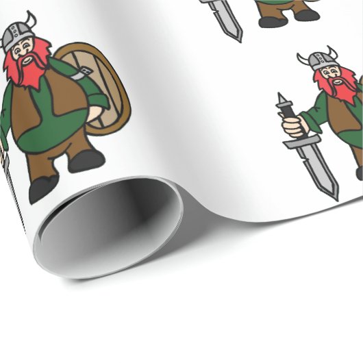 Viking-Packpapier Geschenkpapier (Rolleneckpunkt)