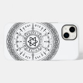 Viking Pagan Asatru Runenkompass, Vegvisir Runes Case-Mate iPhone Hülle (Rückseite (Horizontal))